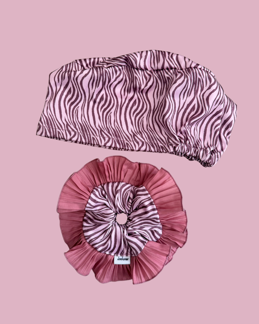 Conjunto palo rosa cebra