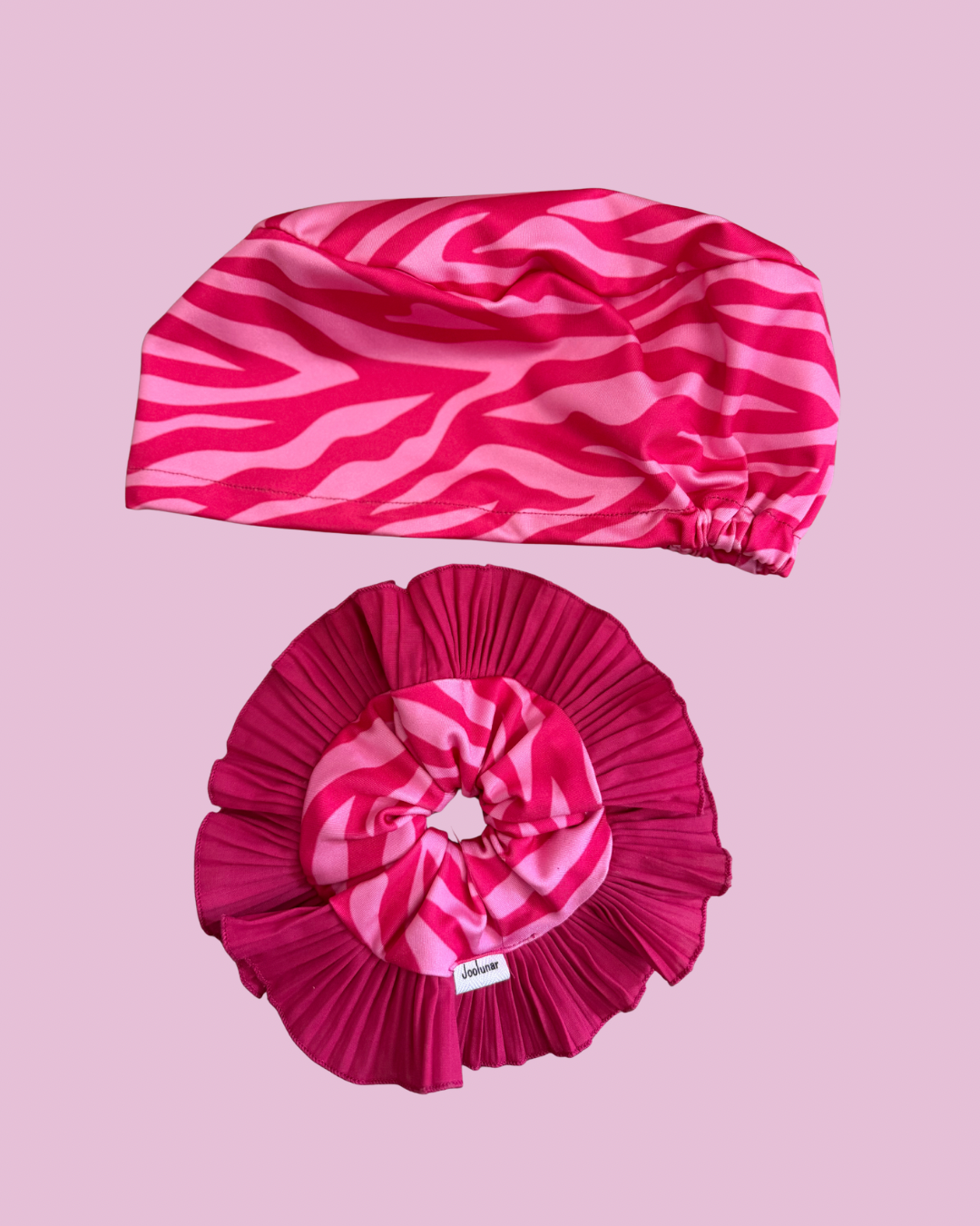 Conjunto cebra fucsia