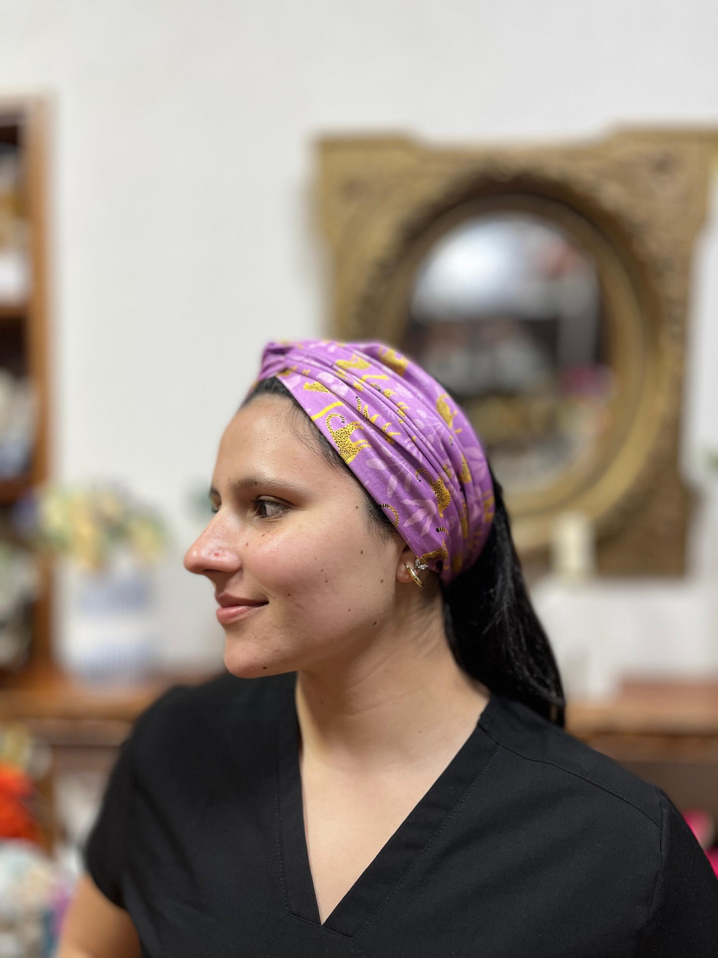 Turbante leopardo
