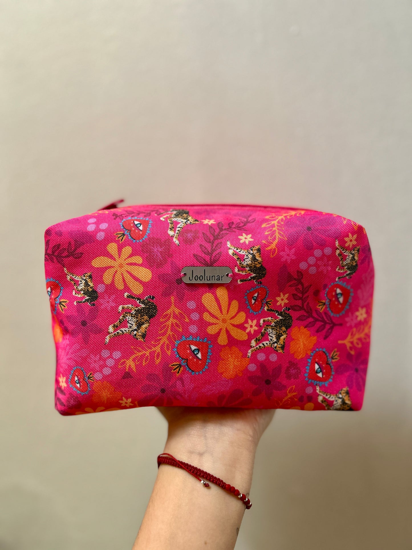 Neceser leopardo fucsia