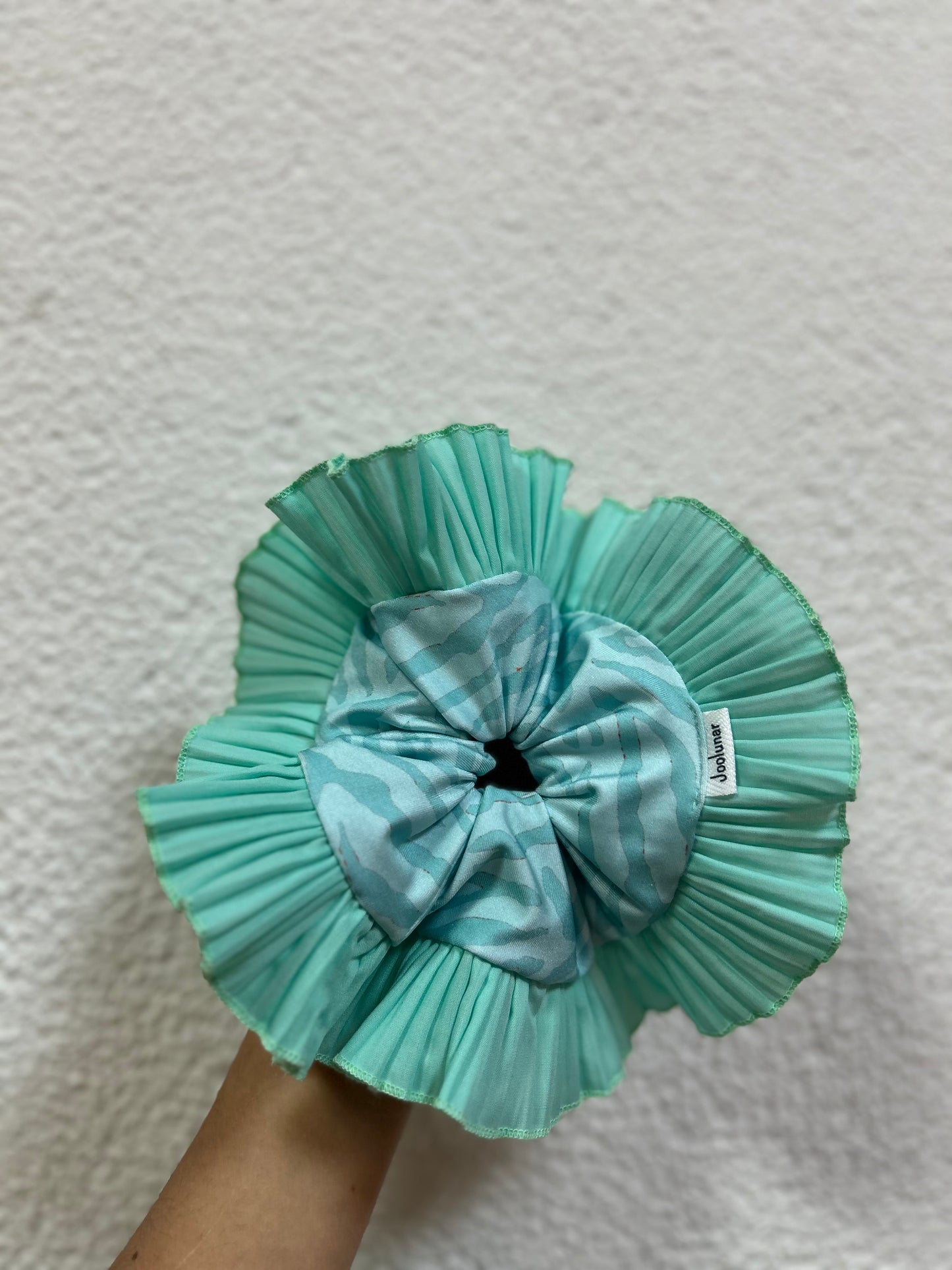 Rumba cebra verde agua