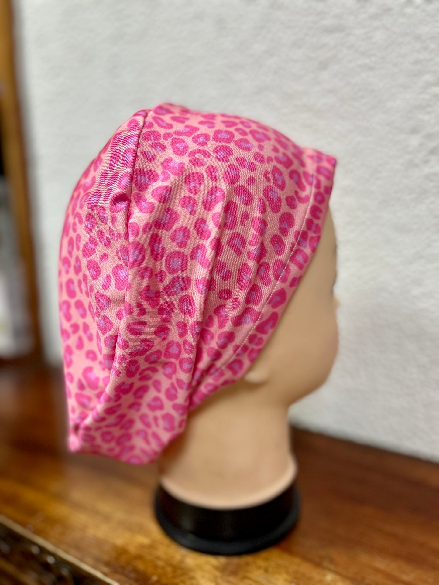 Cofia print fucsia
