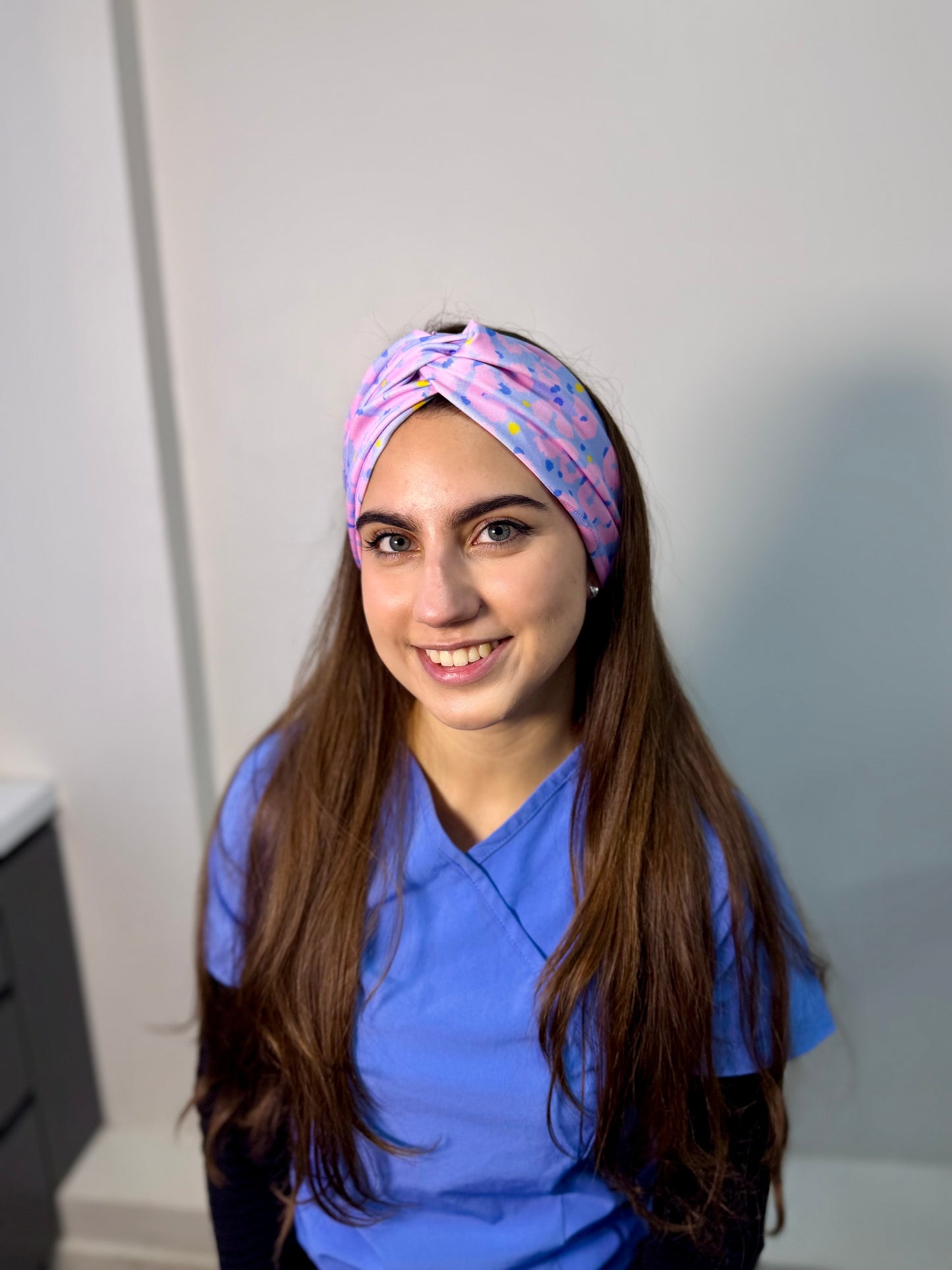 Turbante lila print