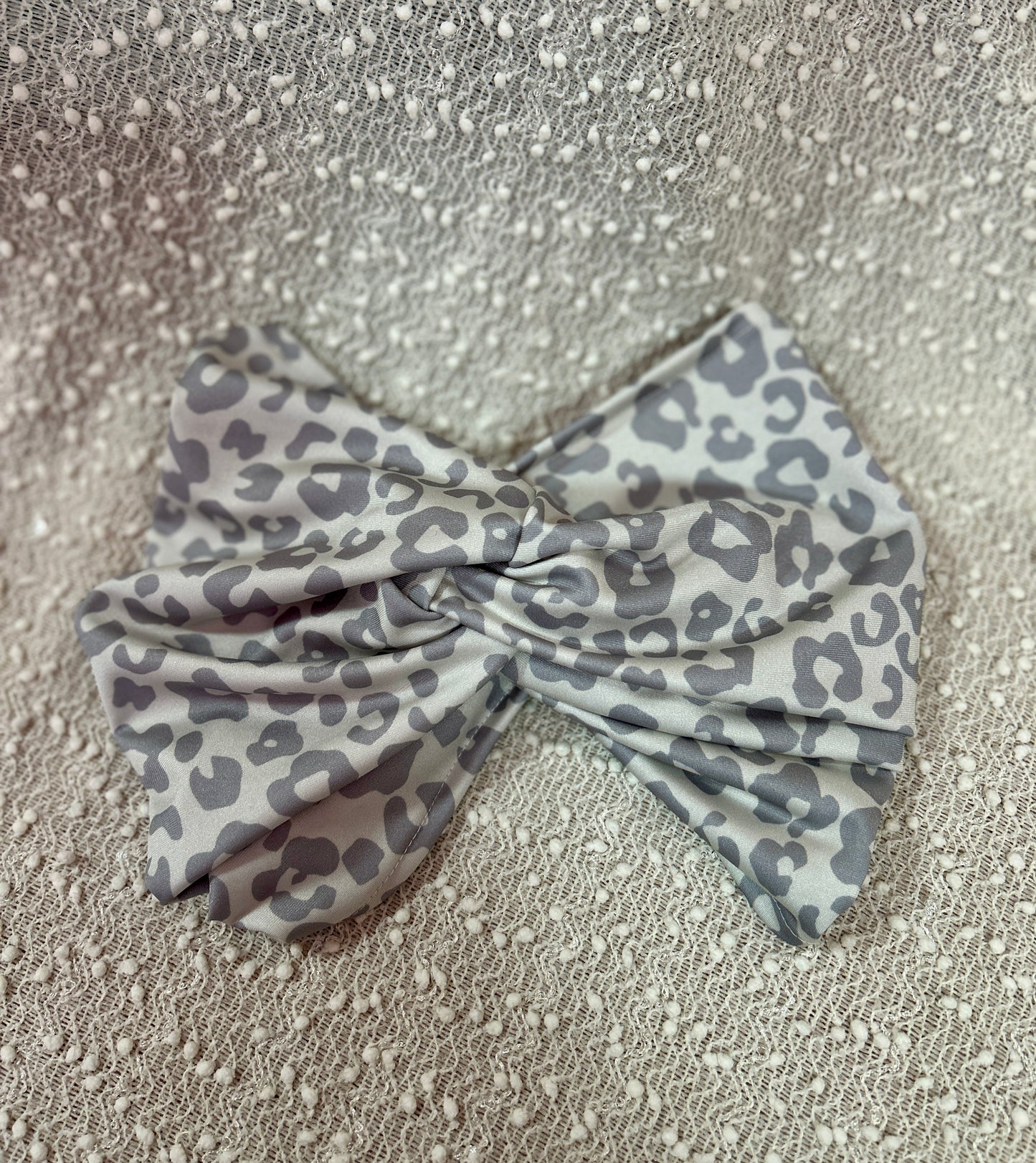 Turbante print gris