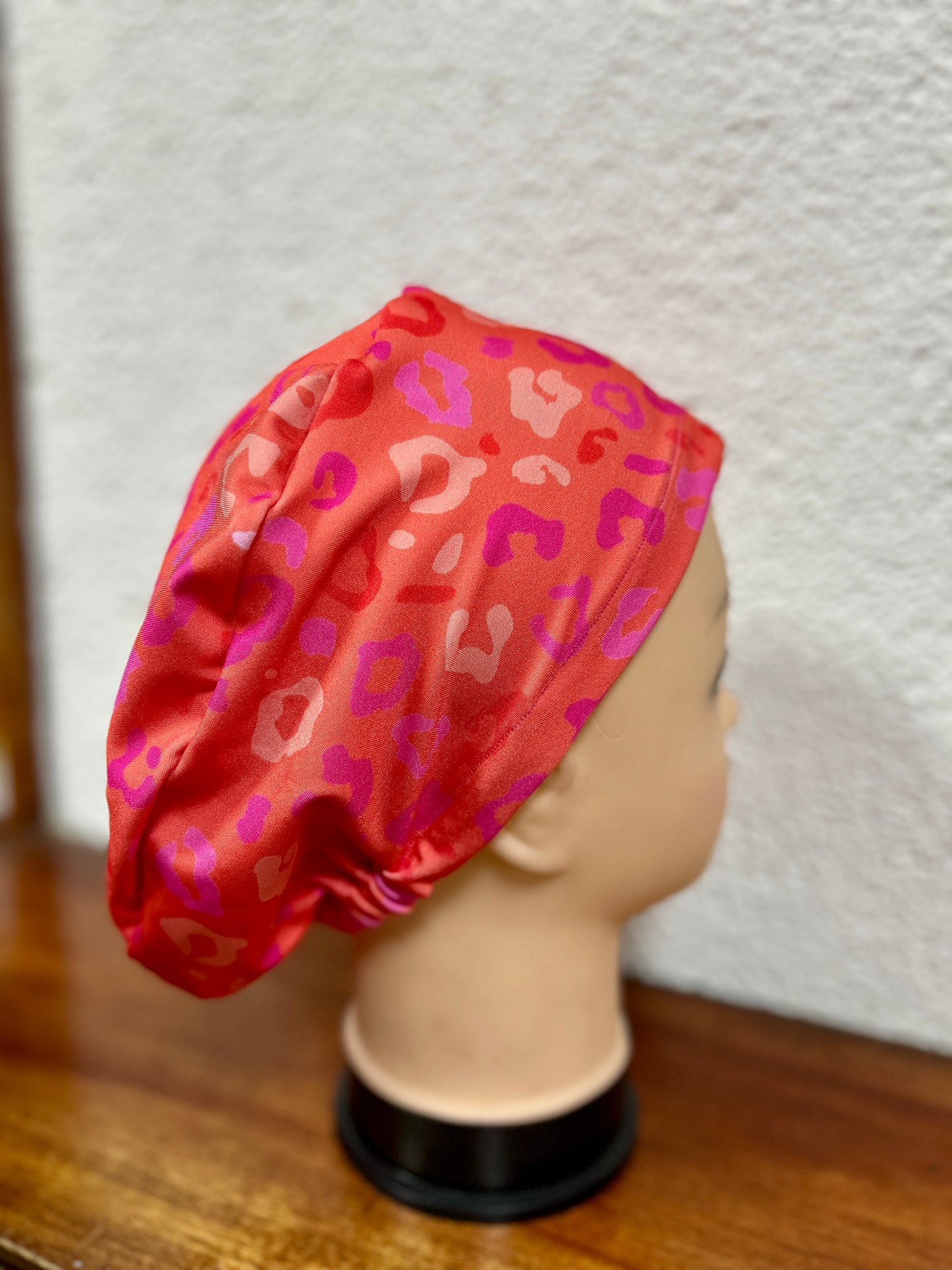 Cofia print naranja