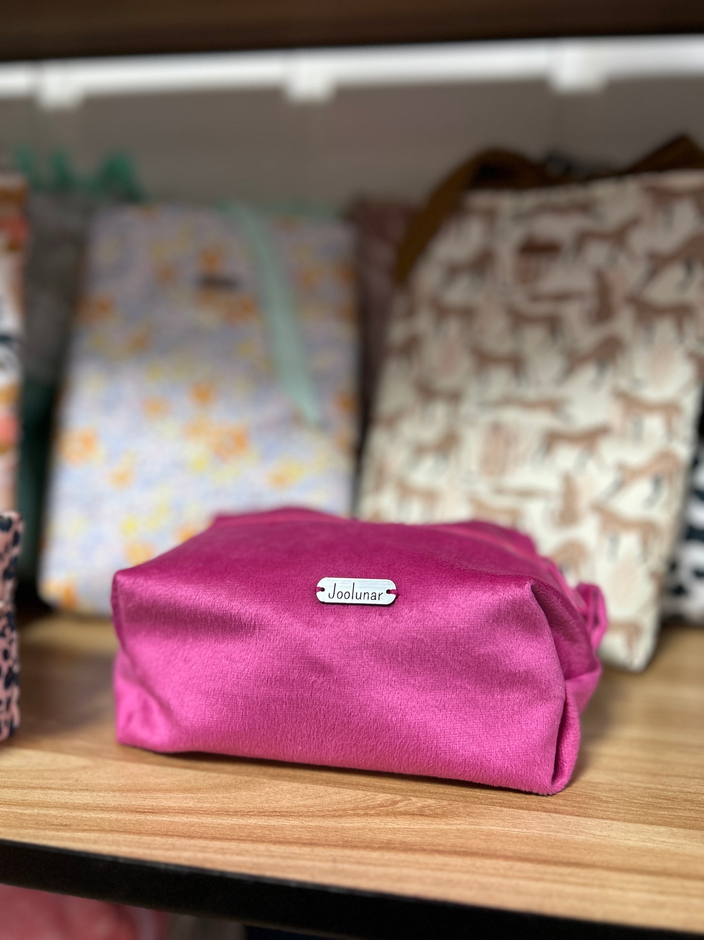 Neceser felpa fucsia