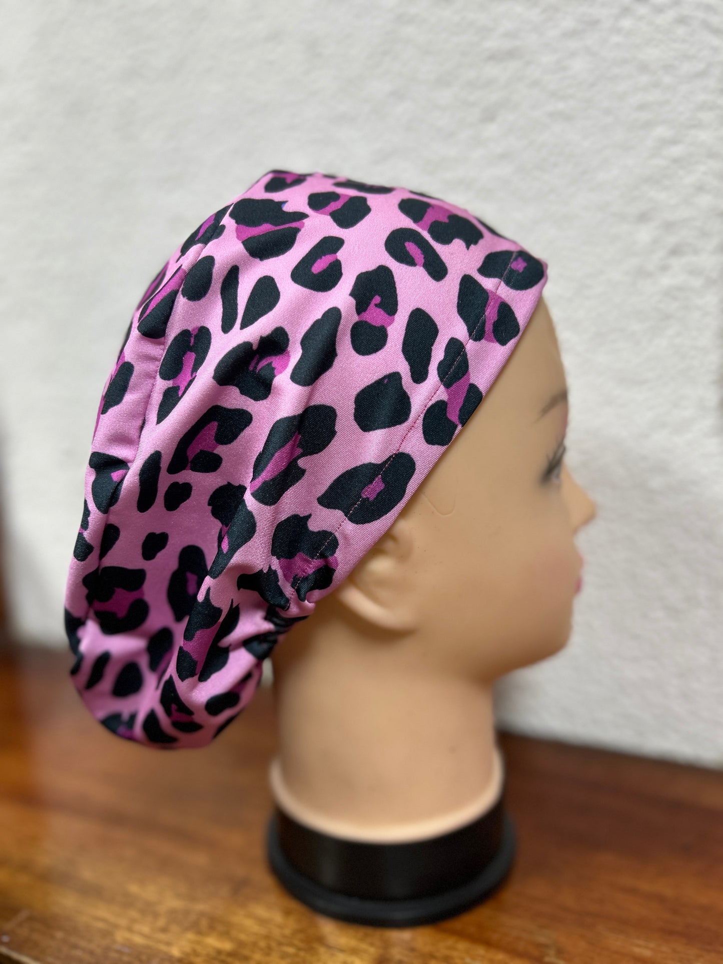 Cofia rosada/ animalprint