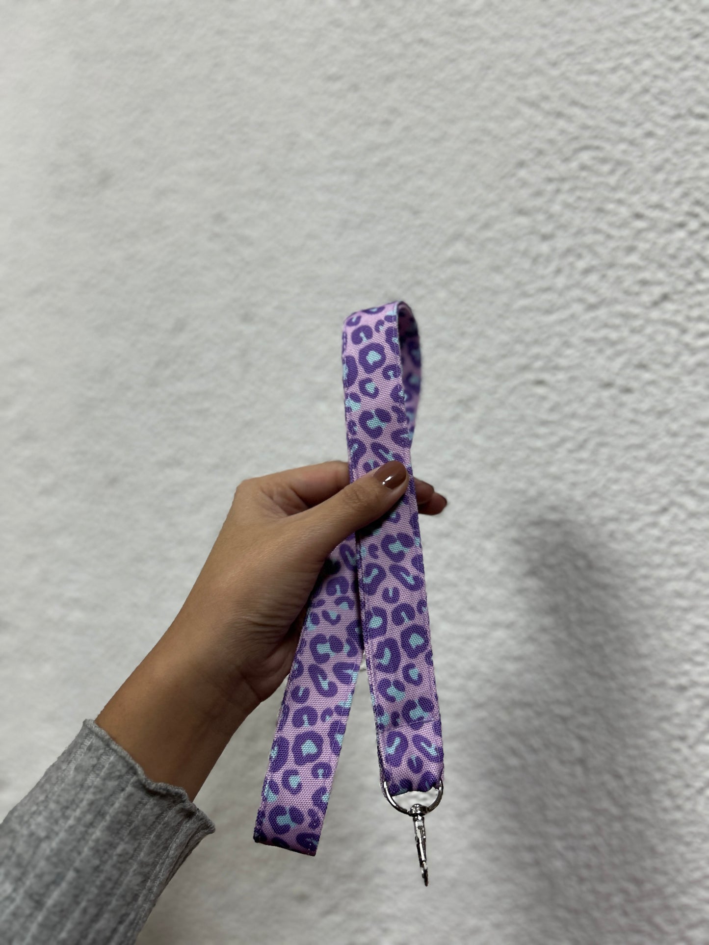 Landyard lila animalprint