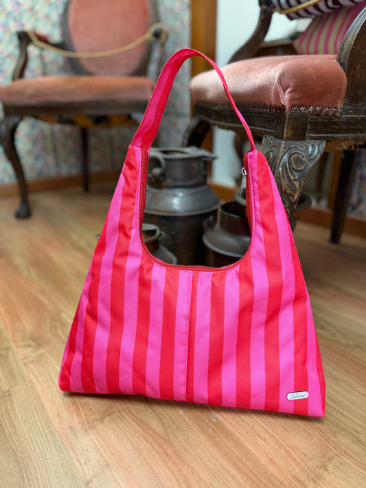 Bronx lineas fucsia/rojo