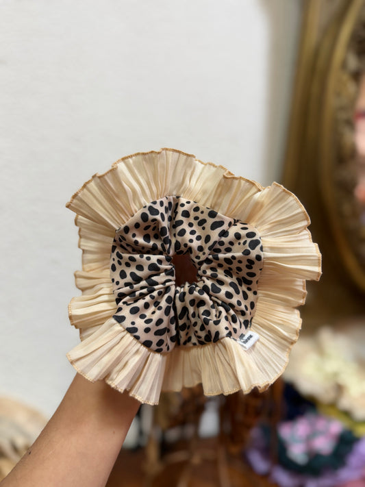 Rumba beige print negro