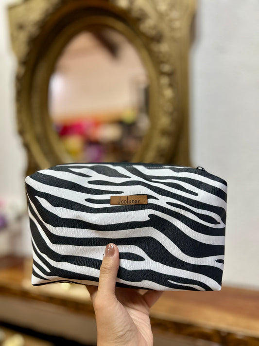 Neceser cebra negro/blanco