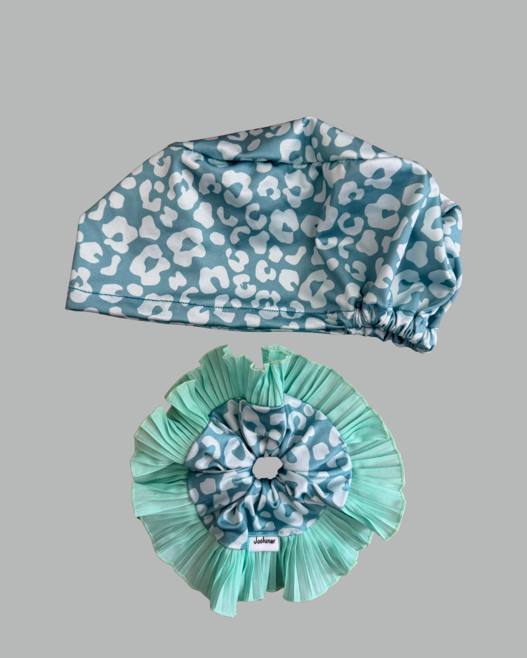 Conjunto verde agua print