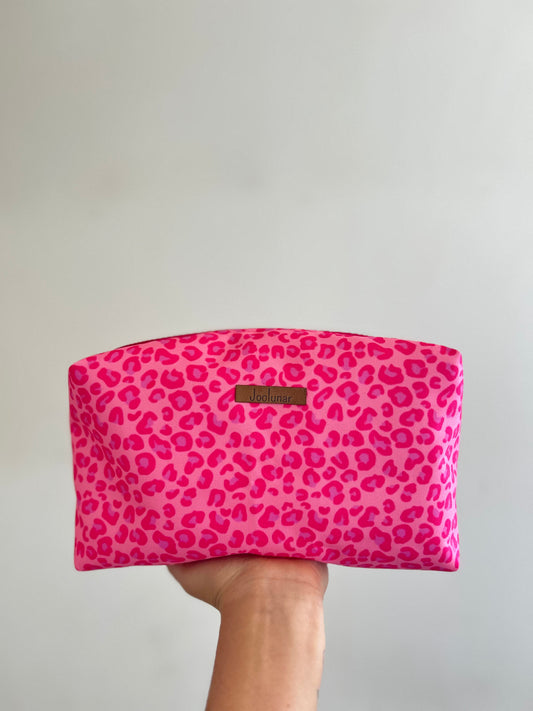 Neceser print fucsia