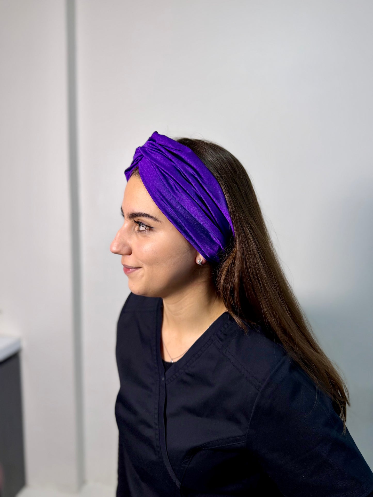 Turbante morado
