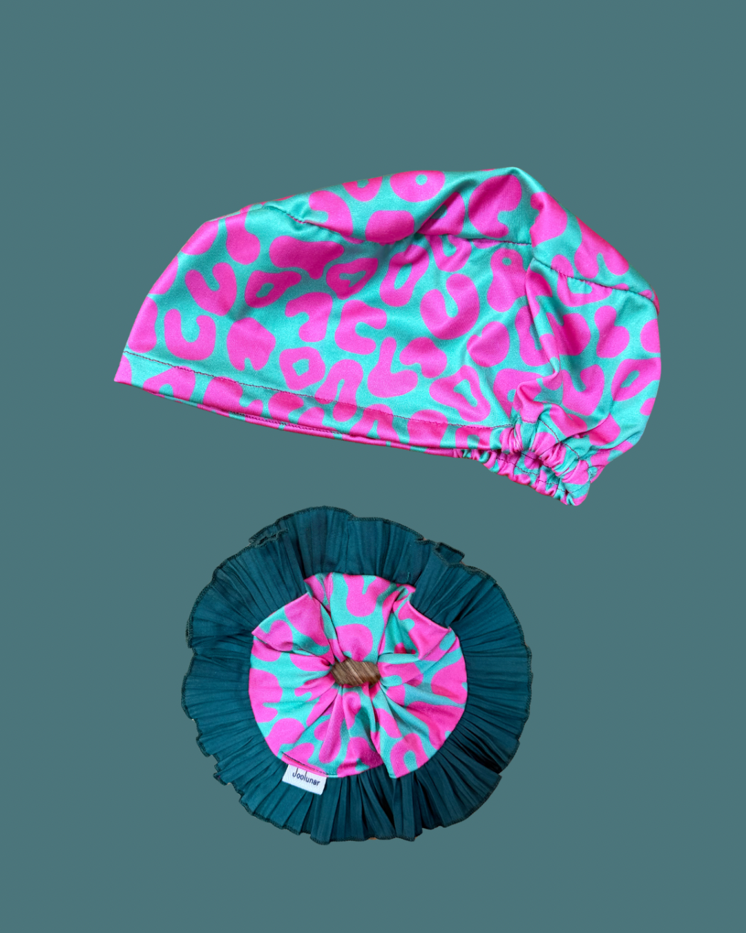 Conjunto verde botella print