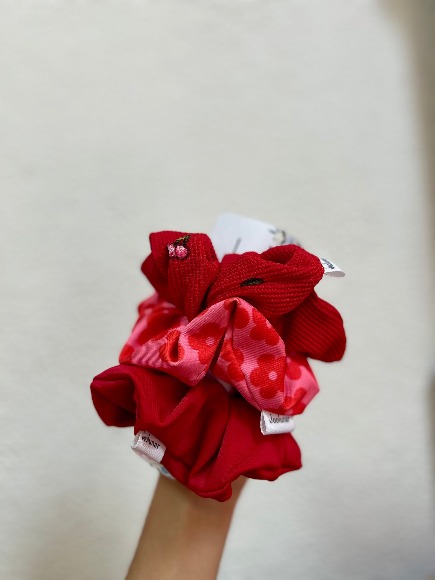 Pack 3 Scrunchies rojo
