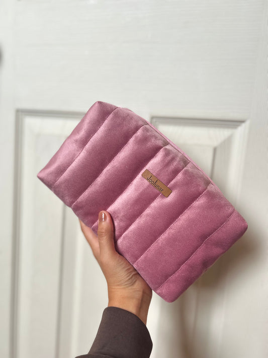 Neceser palo rosa acolchado