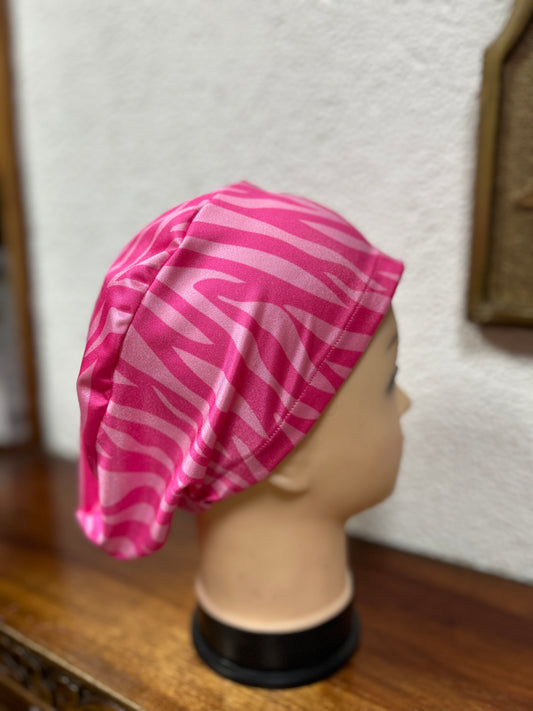 Cofia cebra fucsia