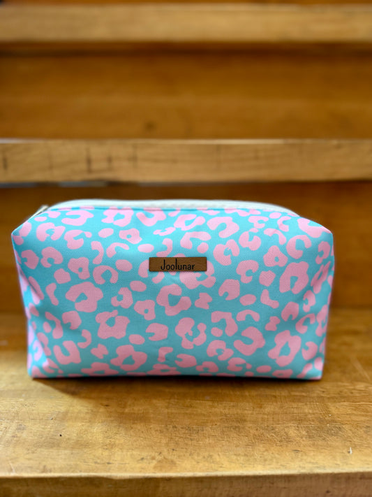 Neceser print celeste 1