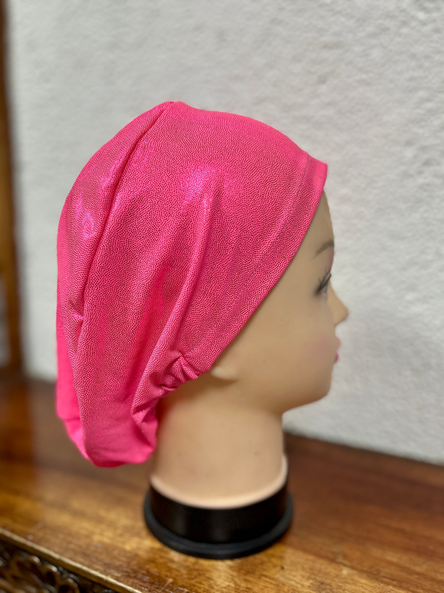 Cofia fucsia brillo