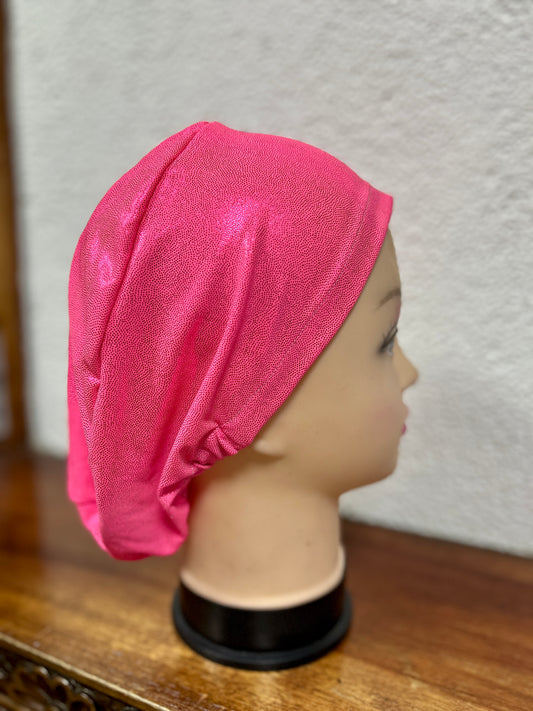 Cofia fucsia brillo