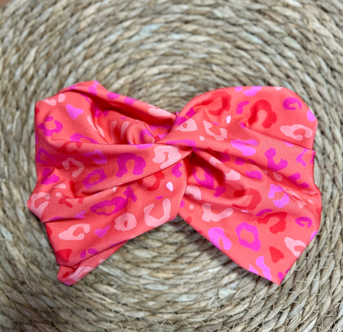 Turbante naranjo print