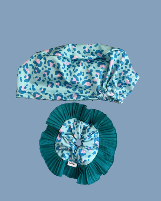 Conjunto turquesa print
