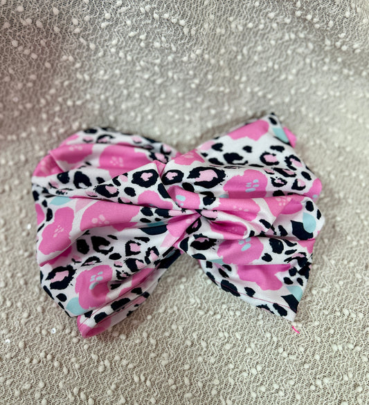 Turbante rosado print