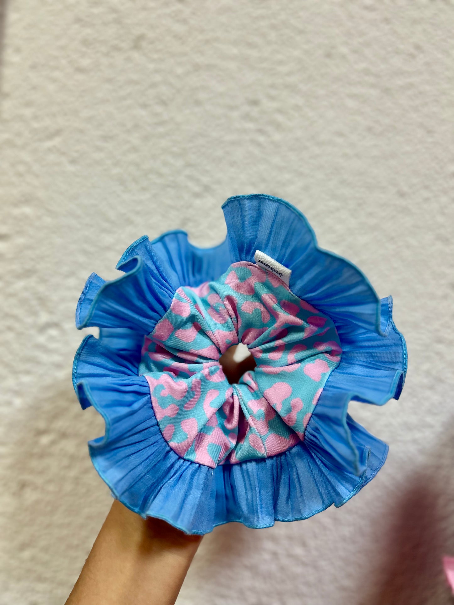 Rumba celeste print rosa