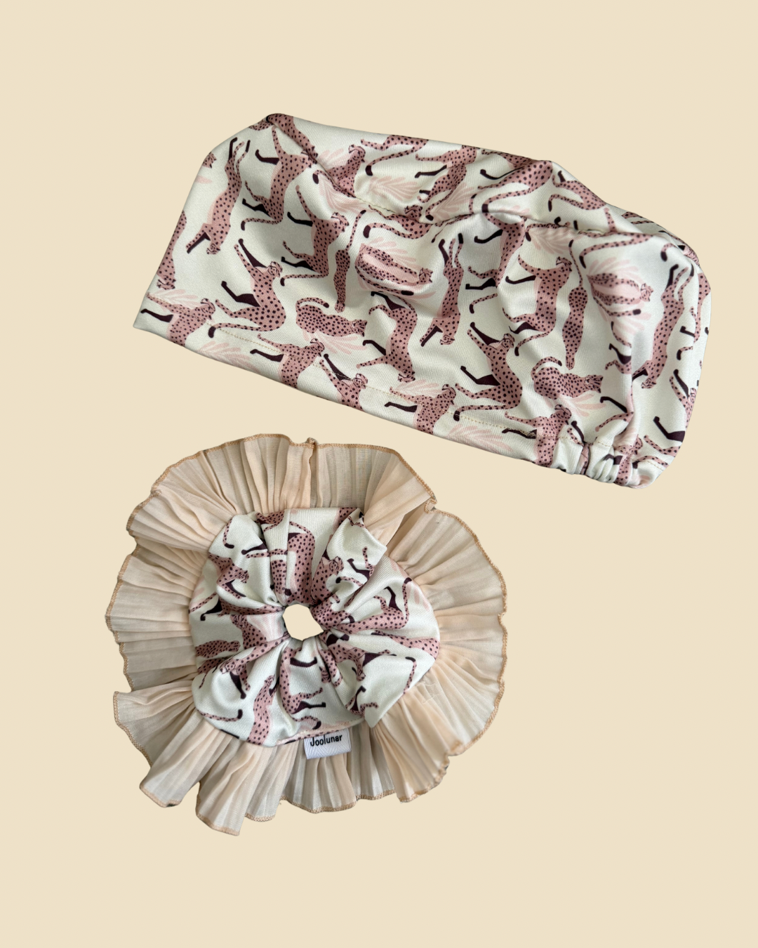 Conjunto beige leopardo