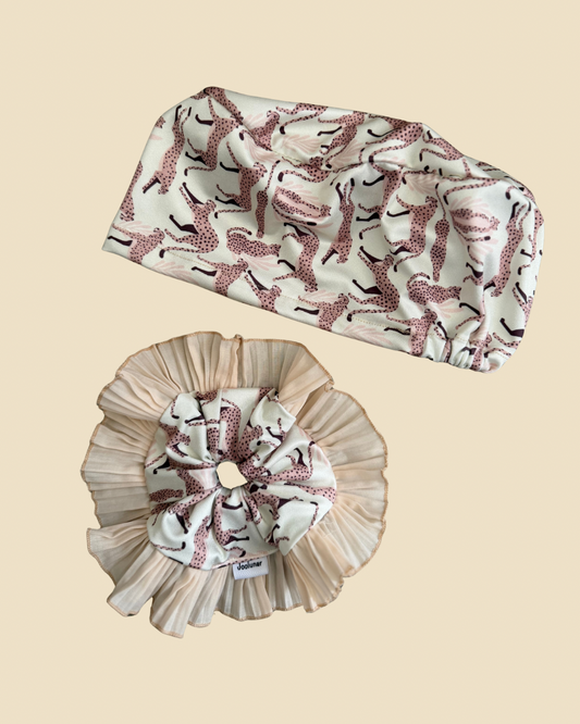Conjunto beige leopardo