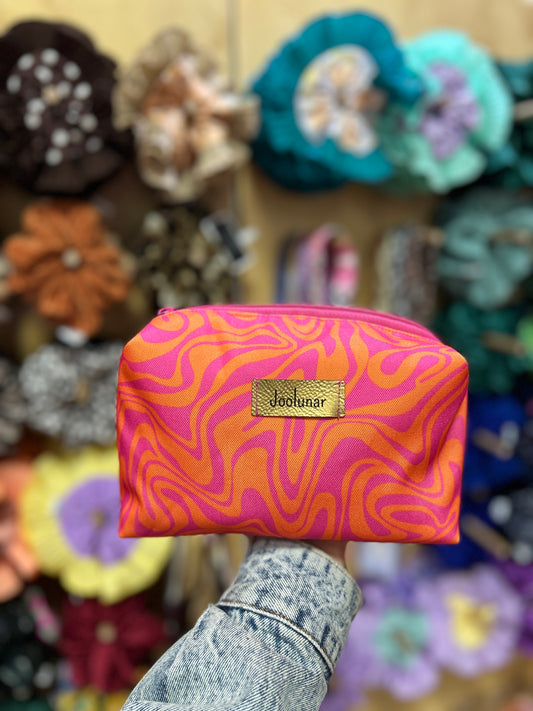 Neceser fucsia/naranjo