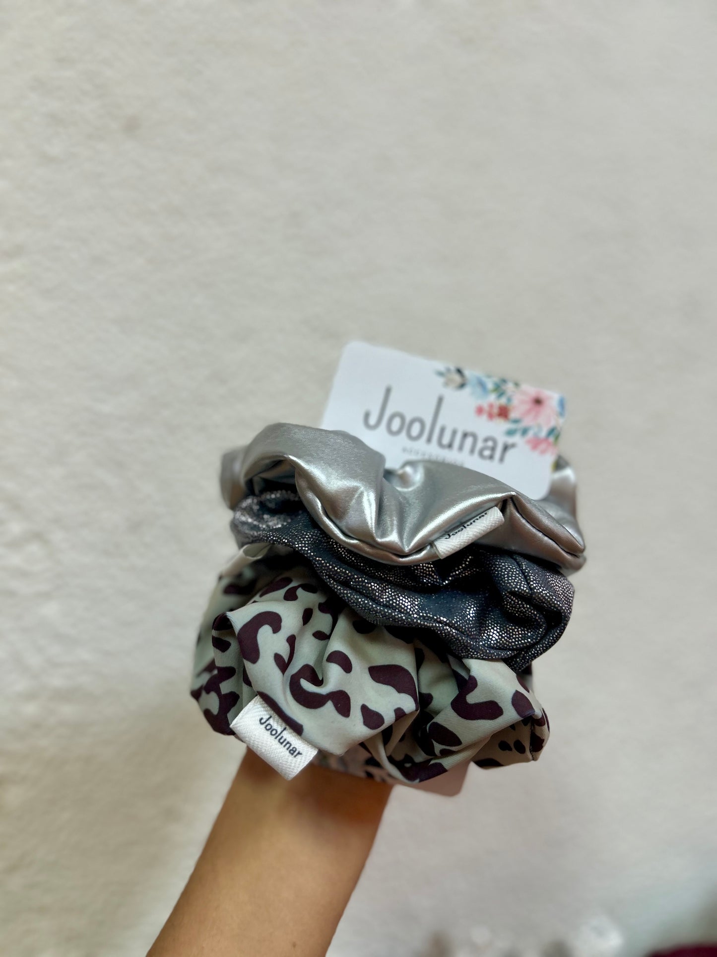 Pack Scrunchie 3 unidades gris