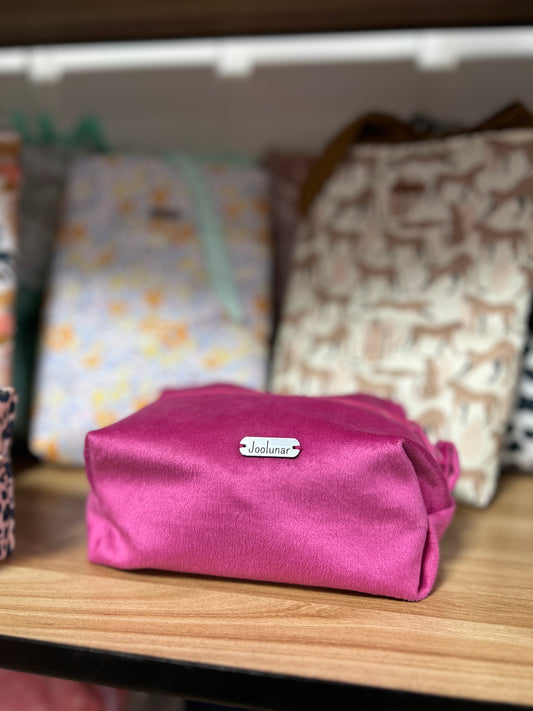 Neceser felpa fucsia