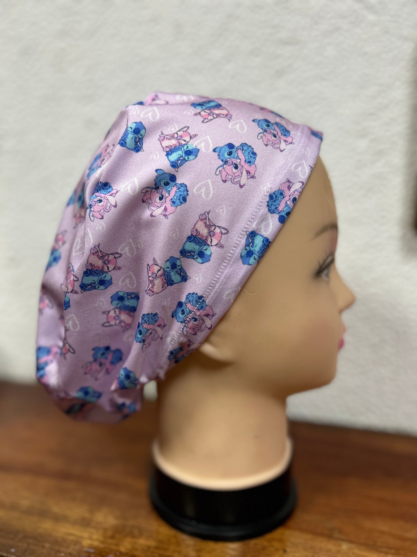 Cofia rosada Stitch