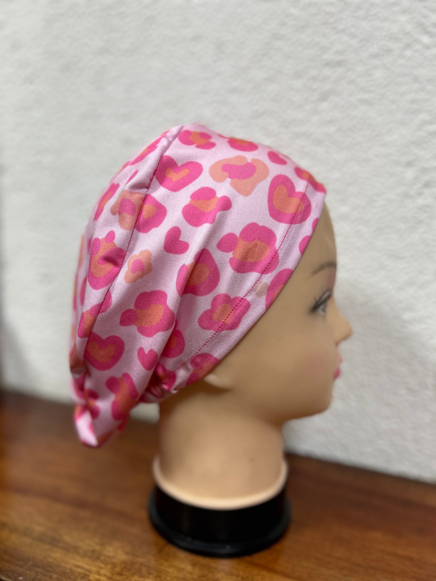 Cofia print rosada