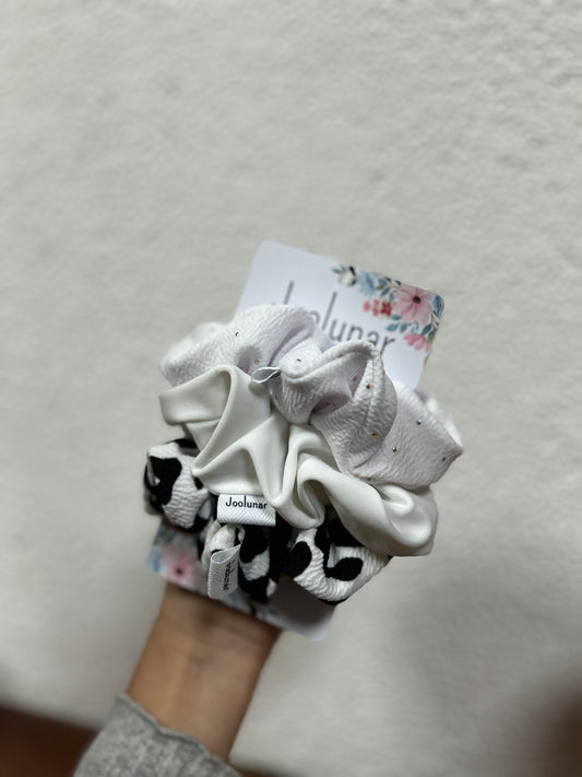 Pack scrunchie blanco