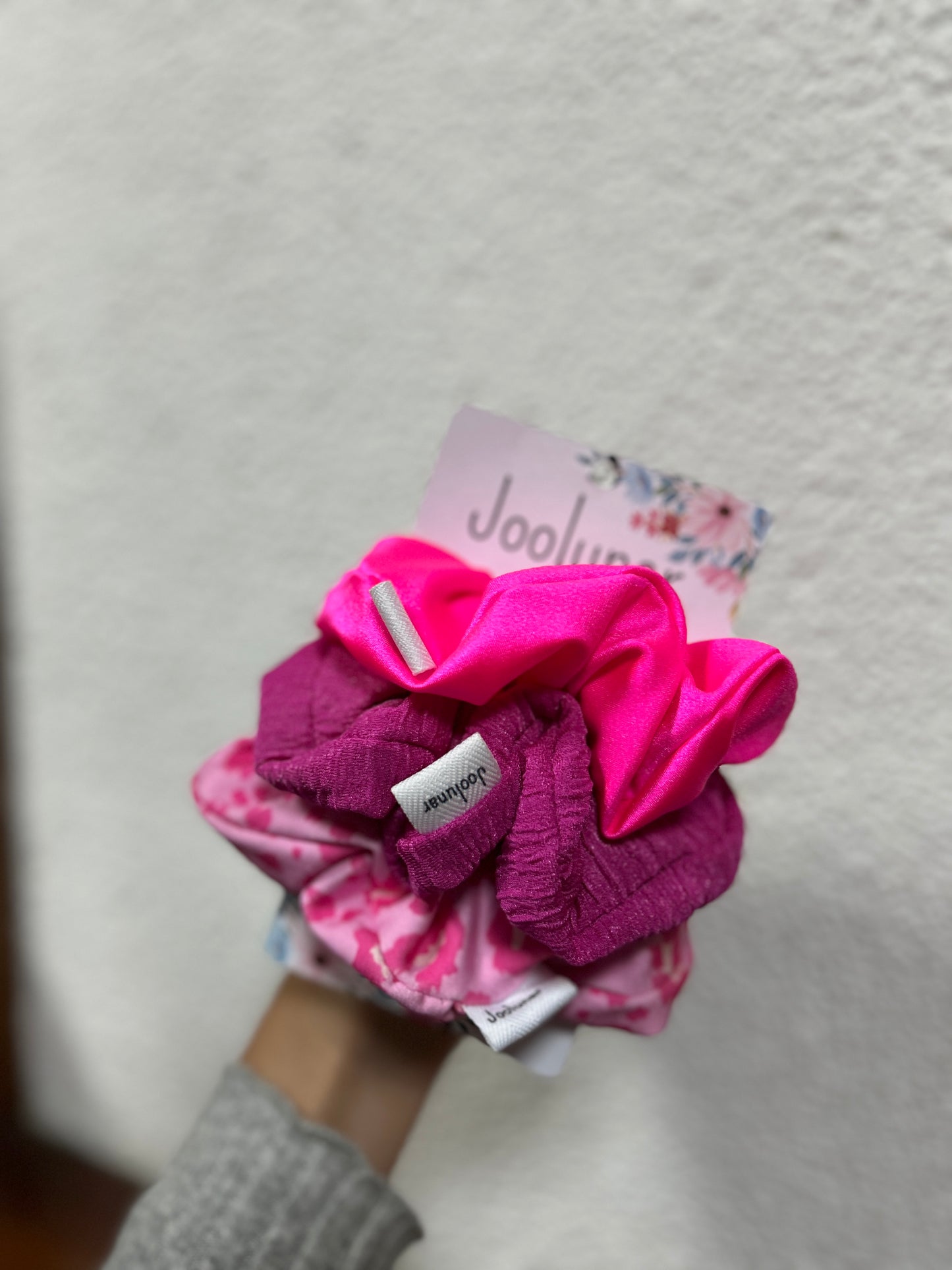 Pack scrunchie fucsia