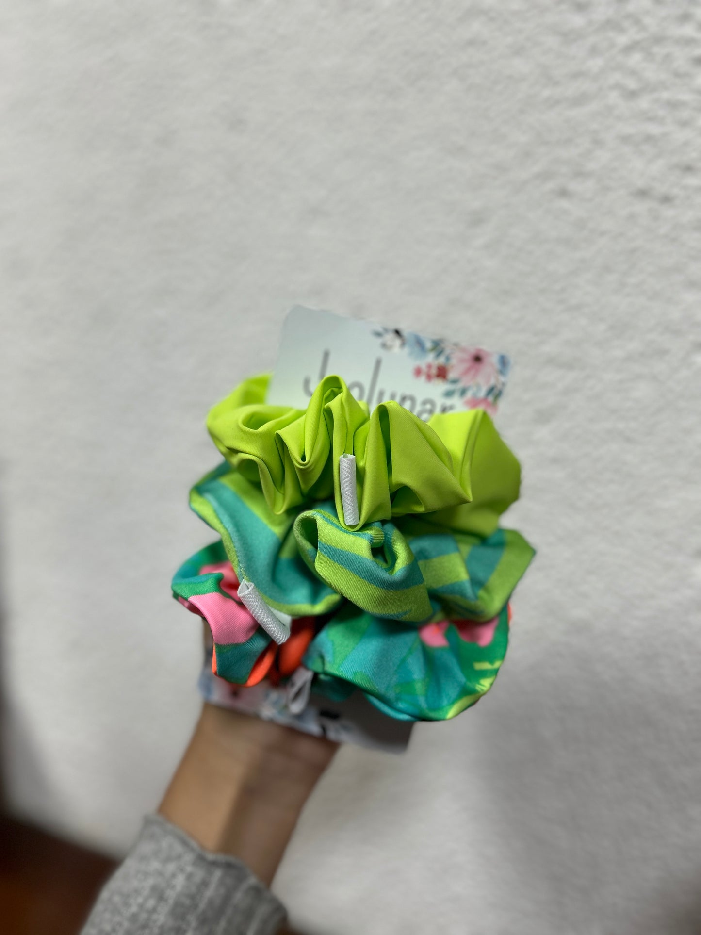 Pack scrunchie verde