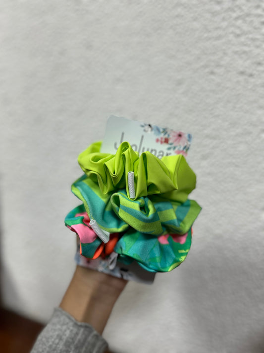 Pack scrunchie verde