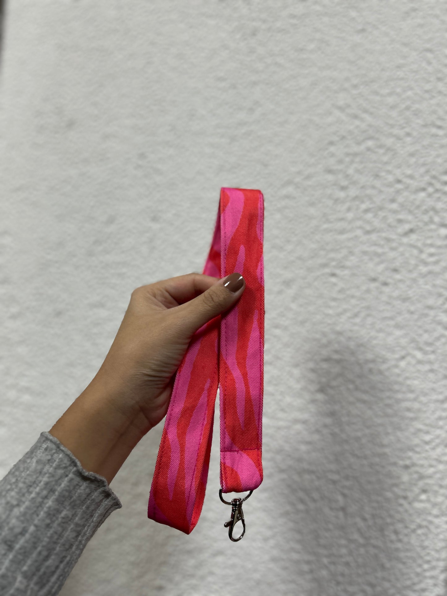 Landyard rojo/fucsia